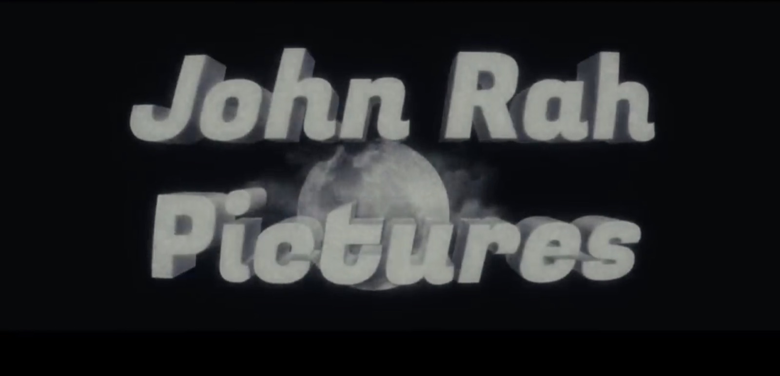 John Rah Pictures — 3D letters in front of a full moon